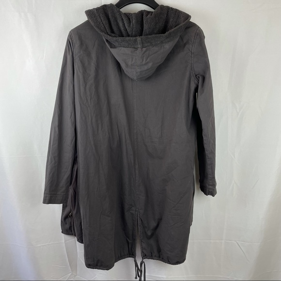 Lacausa green military / cargo long reversible jacket Small - Picture 7 of 11